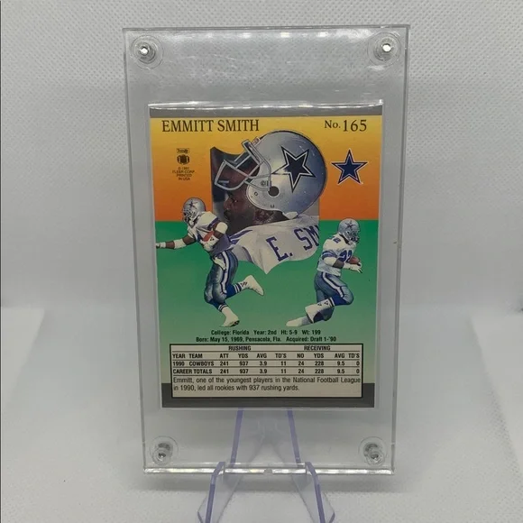 Barry Sanders Emmitt Smith Jerry Rice NFL 1991 Fleer Card Lot Lions Cowboys 49er - Picture 5 of 7